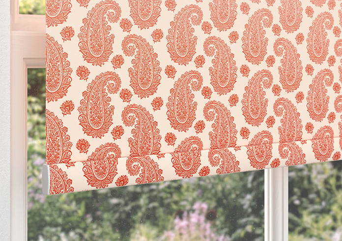 Petal & Block Paisley Mist, Sunset - Roller Blind - Image 4